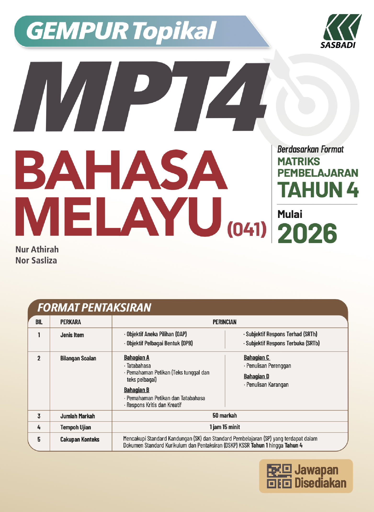 Gempur Topikal MPT4 Bahasa Melayu Cover